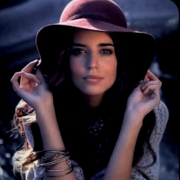 Grace Hats Plum Purple 100% Wool Floppy Wide Brim Hat with Black Ribbon … - Picture 2 of 9